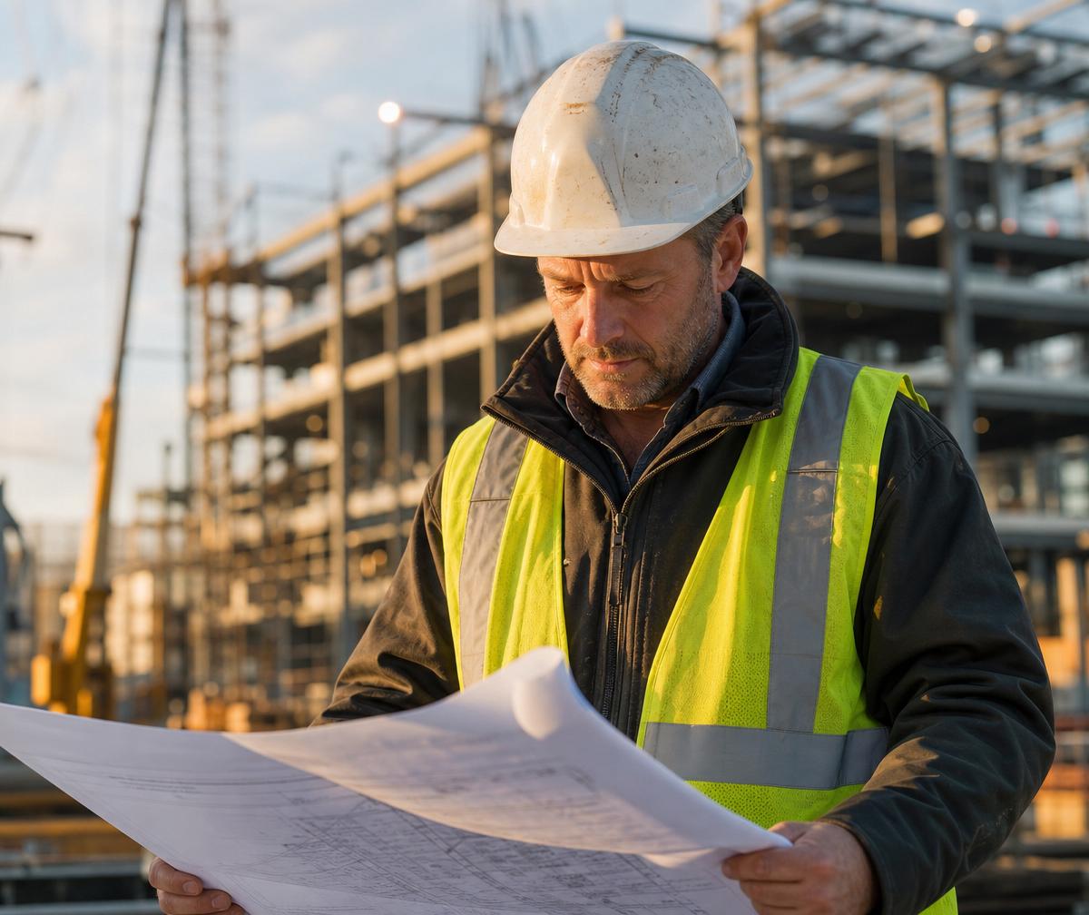 Construction worker on site